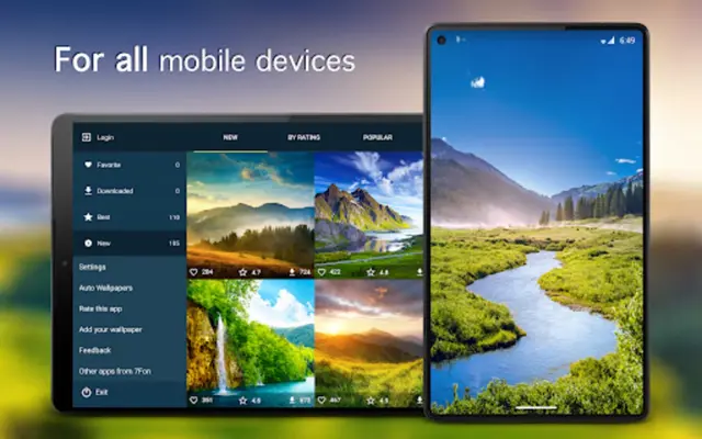 Landscape Wallpapers 4K android App screenshot 0